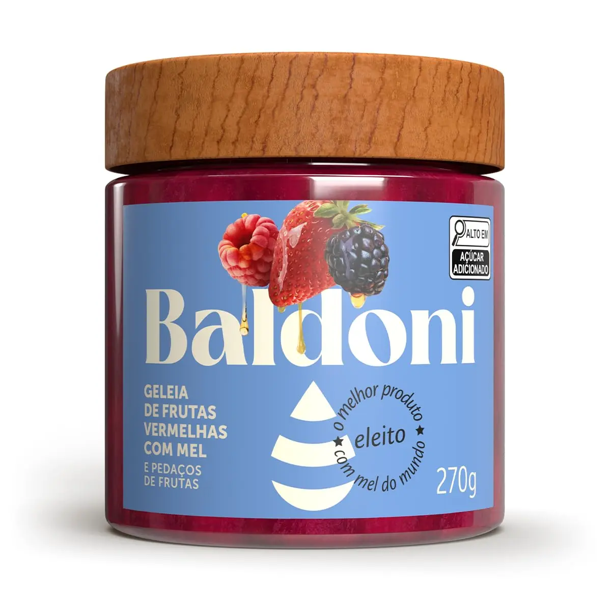 Geleia Baldoni Frutas Vermelhas Pote 270G