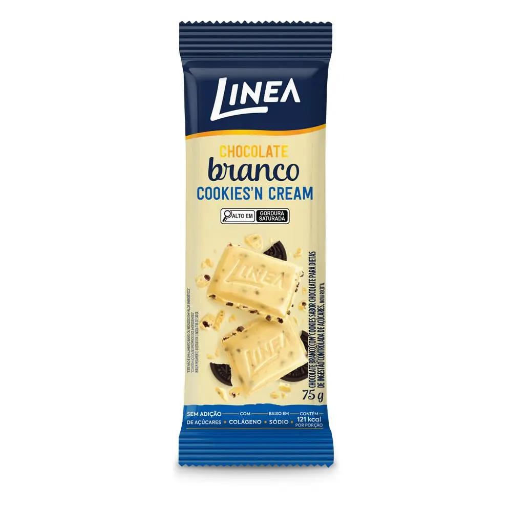 Linea Tablete Chocolate Cookies'n Cream 75g