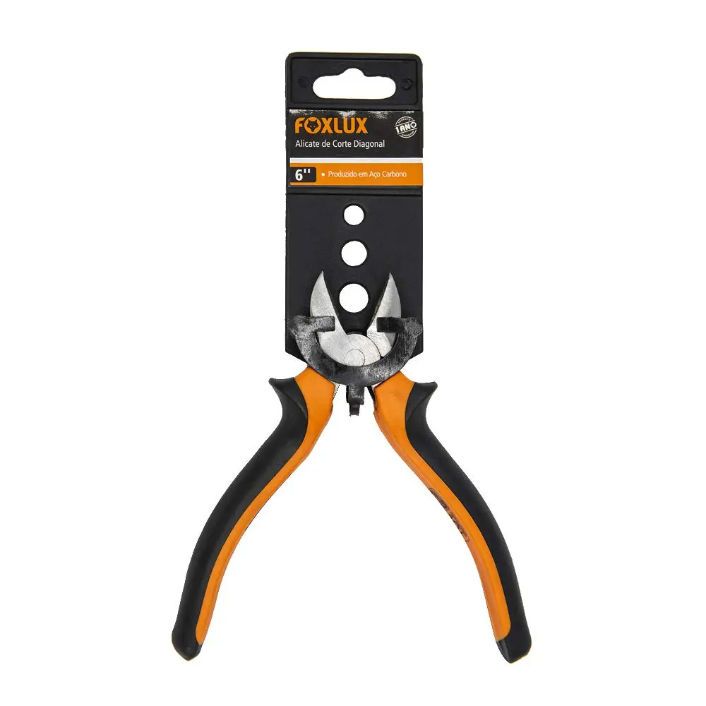 Alicate Corte Diagonal Famastil 6" 150mm Aço Carbono Isolado Antideslizante | Isolado, Antideslizante - 1