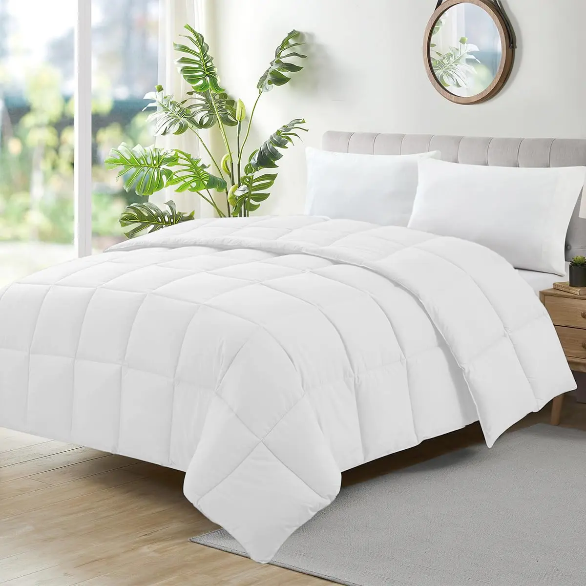 Camesa Edredom Ecopluma Toque de Pluma Casal 220x240cm - Branco, Poliéster