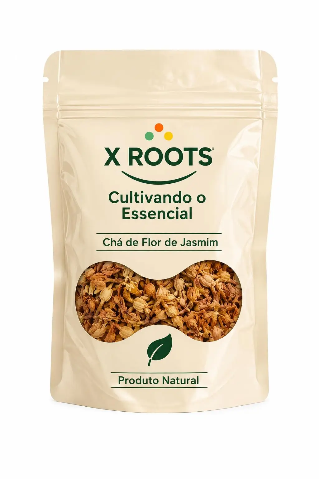 Chá de Flor de Jasmim X Roots 250g – Flores Naturais para Infusão | Aroma Floral Suave e Sofisticado