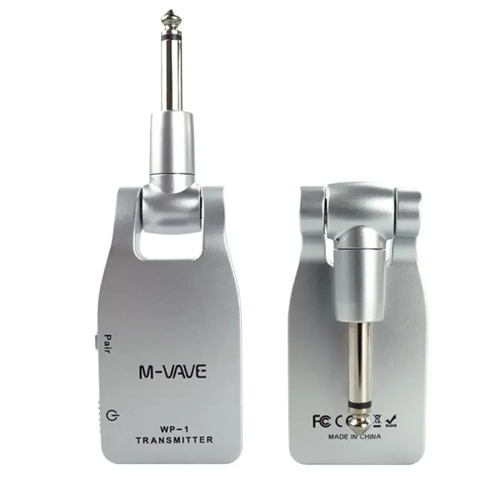 M-VAVE VEDO Sistema Sem Fio Profissional 2.4GHz para Guitarra e Baixo - Transmissão Digital 24bit/48KHz, Baixa Latência (<12ms), Alcance de 30m Bateria Recarregável 7.5h Compatível com Amplificadores