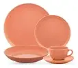 Aparelho De Jantar De 20 Peças Flat Apricot Oxford - 1