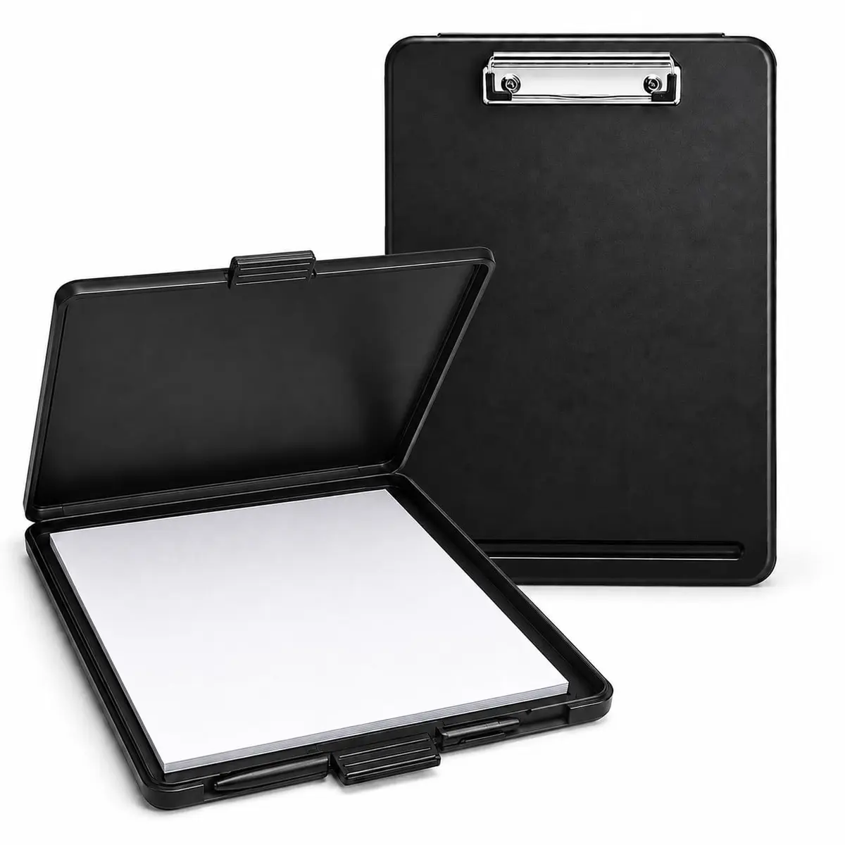 Prancheta A4 com Armazenamento Interno | Compartimento interno para organização de arquivos, canetas, tablets, objetos pessoais..