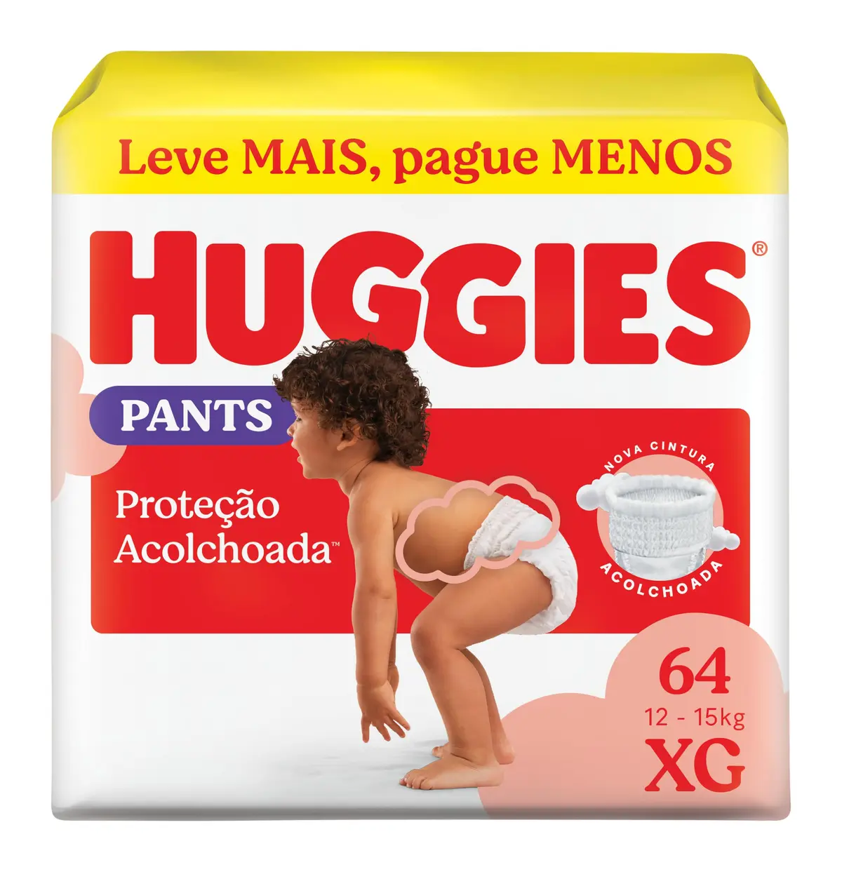 Fralda Huggies Supreme Care Roupinha XG - 64 fraldas - 1