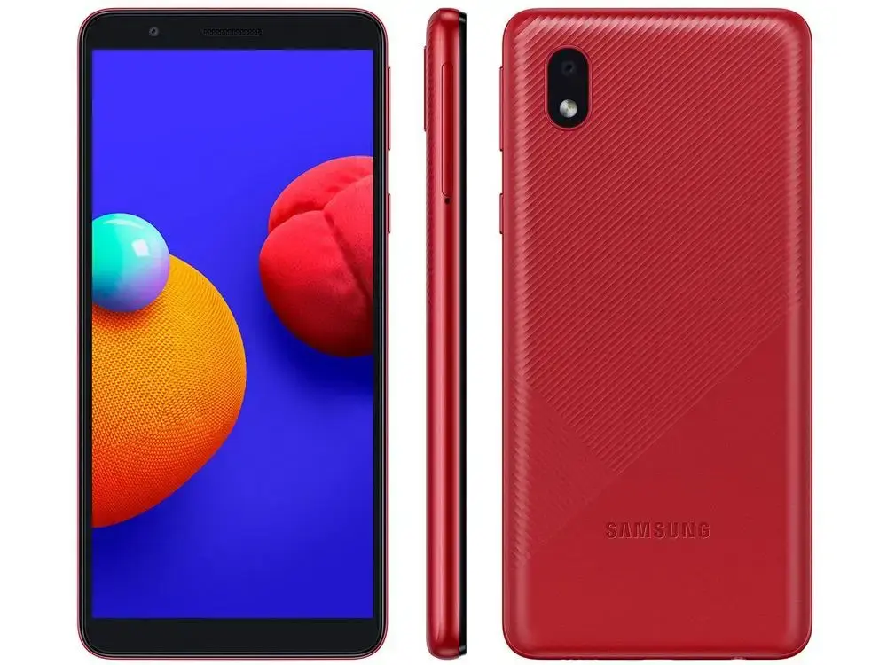 Smartphone Samsung Galaxy A01 Core 32GB Vermelho - 1