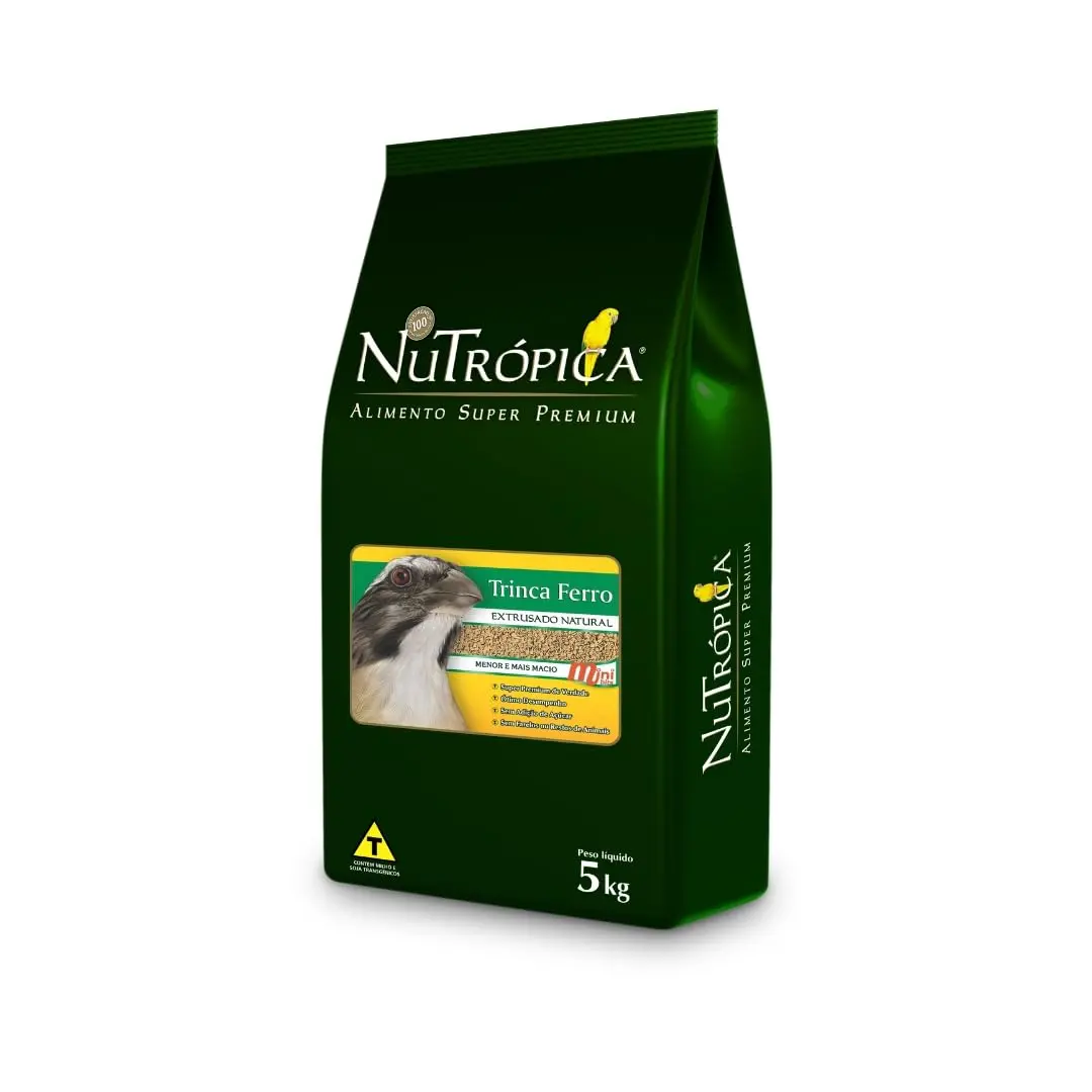 Ração para Trinca Ferro Natural Mini Bits 5kg Nutrópica
