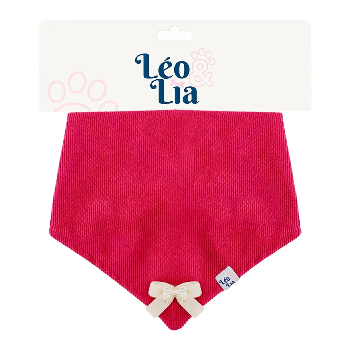 Bandana Luxo Cotelê Pink, G 1un