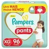 Fralda Pampers Pants XG Fácil de Vestir 96 un. - 1