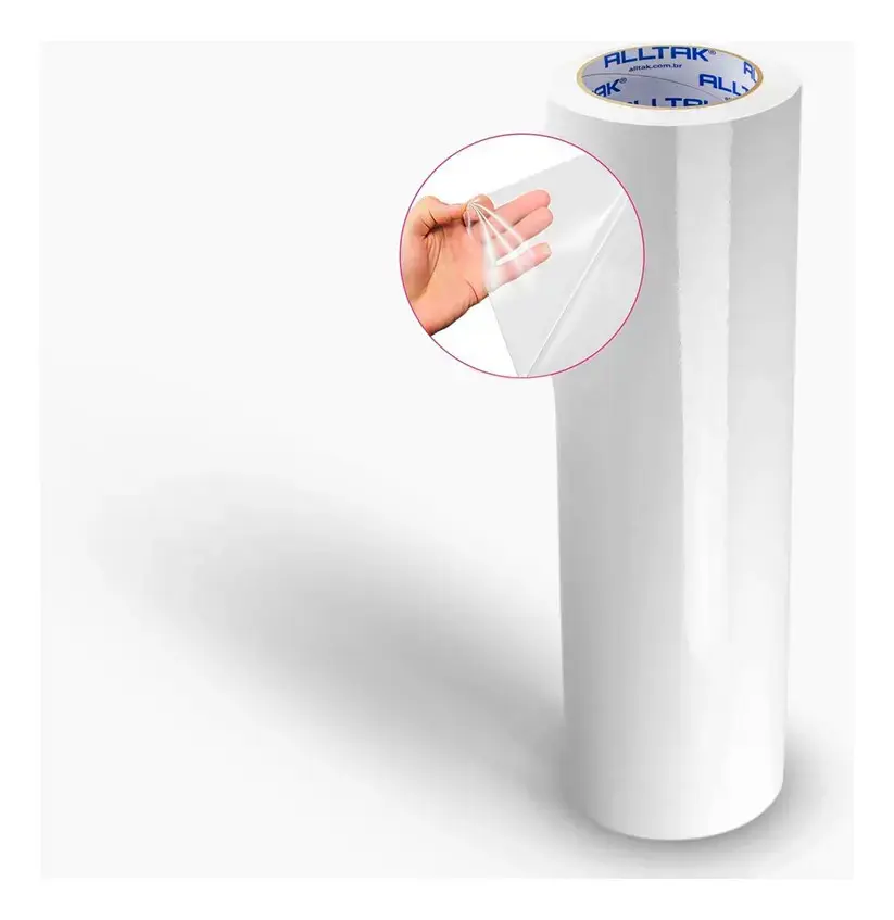 Papel Adesivo Vinil Envelopar Transparente Móveis 2m X60cm - 1