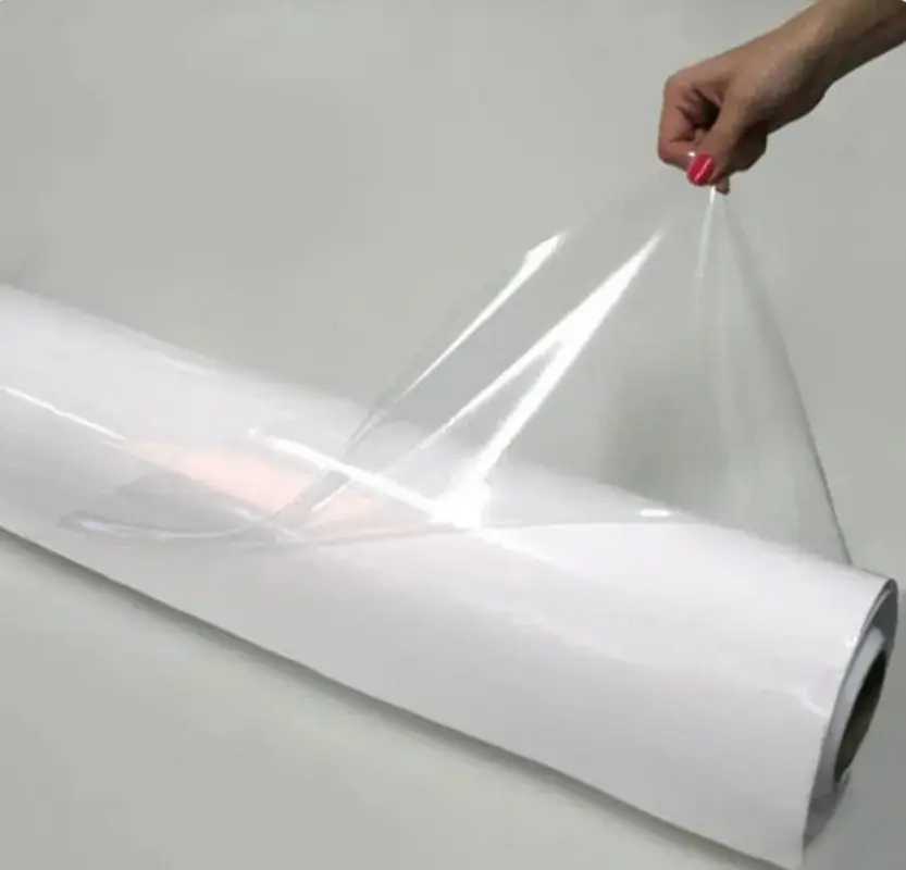 Papel Adesivo Vinil Envelopar Transparente Móveis 2m X60cm thumbnail 3
