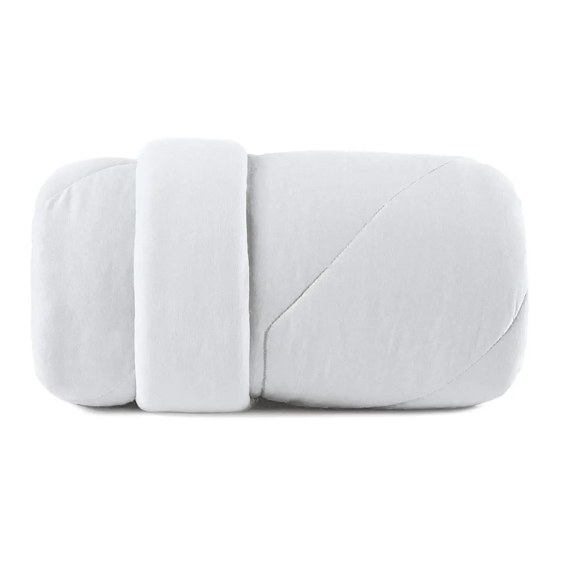 Edredom Malha Fio Penteado 100% Algodão - Branco - Queen