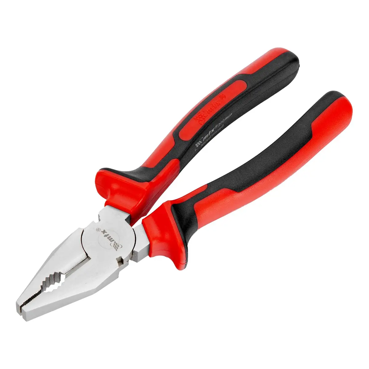 MTX Alicate Universal Nickel 8" (200 mm) – Alicate Multifuncional em Aço Niquelado com Cabo de Dupla Injeção