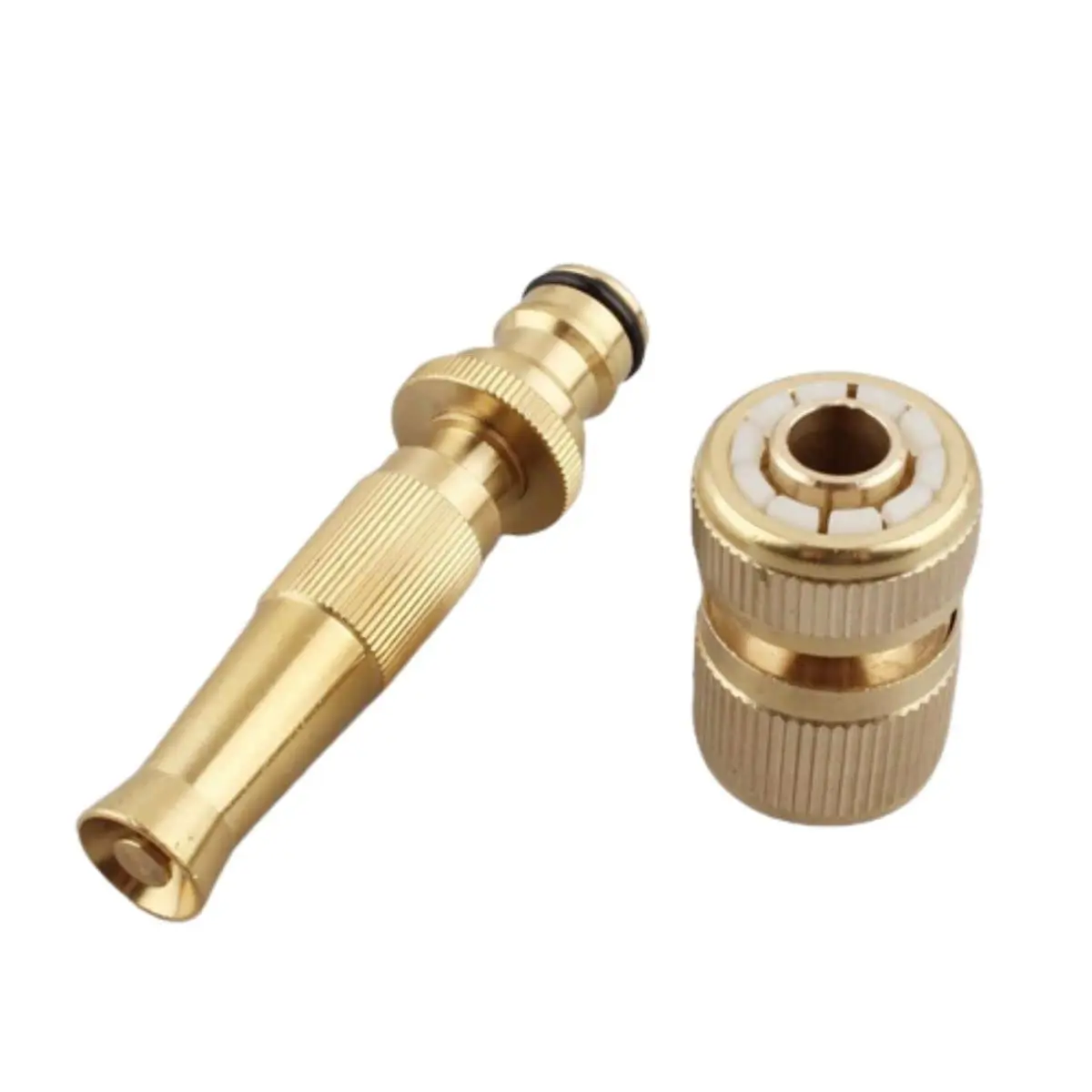 Bocal De Mangueira Esguicho De Metal Pistola De Pulverização Alta Precisão Bico Com Regulagem De Leque Spray De Água Irrigação Jardim Acessório Casa SYANG - 1