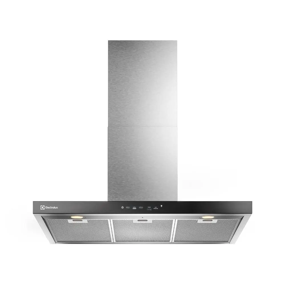 Electrolux CE9TF Experience Coifa de Parede Inox 90cm com Inteligência Artificial Hob2Hood, Dupla Função e Vazão de 800 m³/h