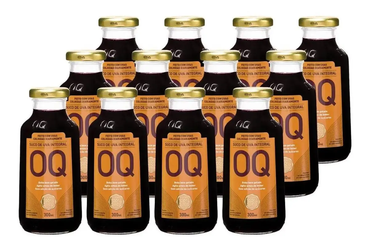 Suco De Uva Integral Oq 300ml Caixa C/12 Un