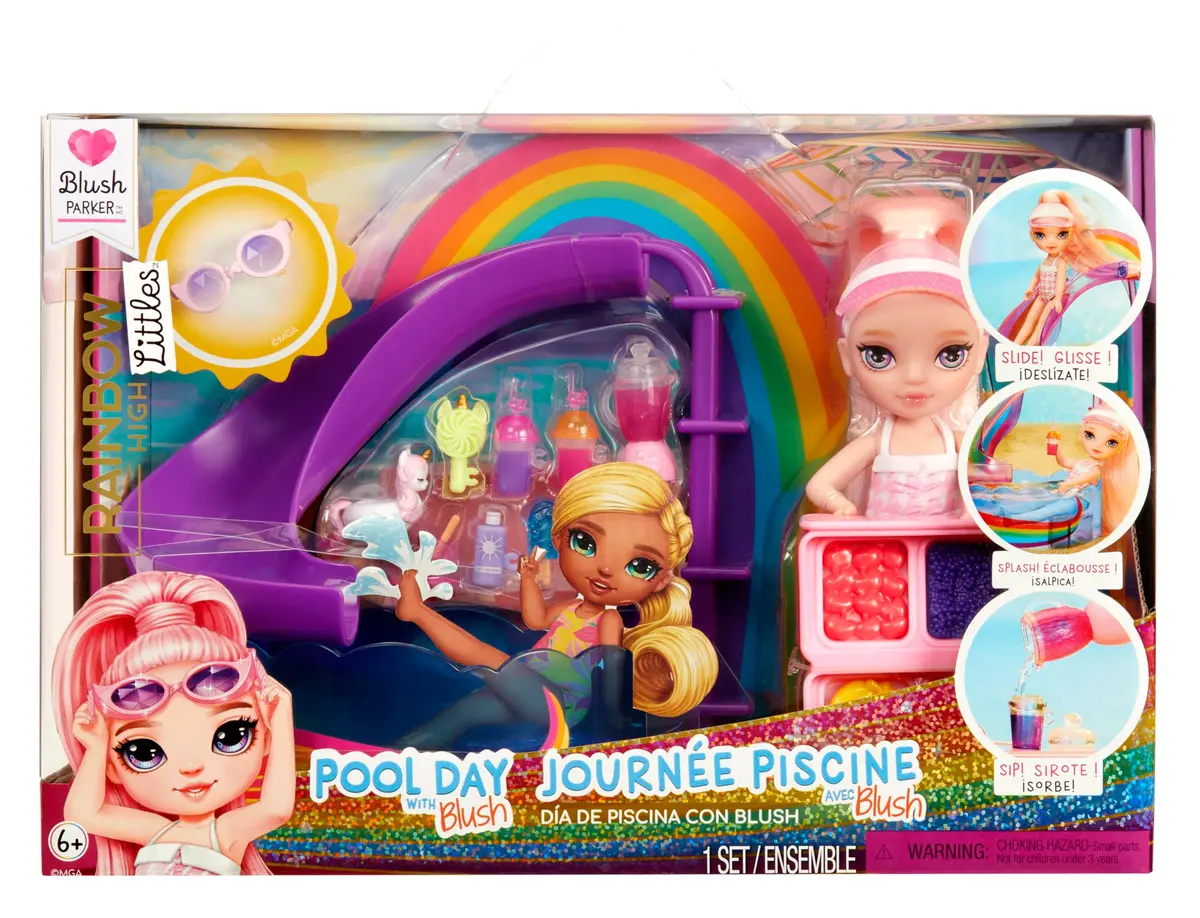 Rainbow High Little Pool - Conjunto Blush - 1