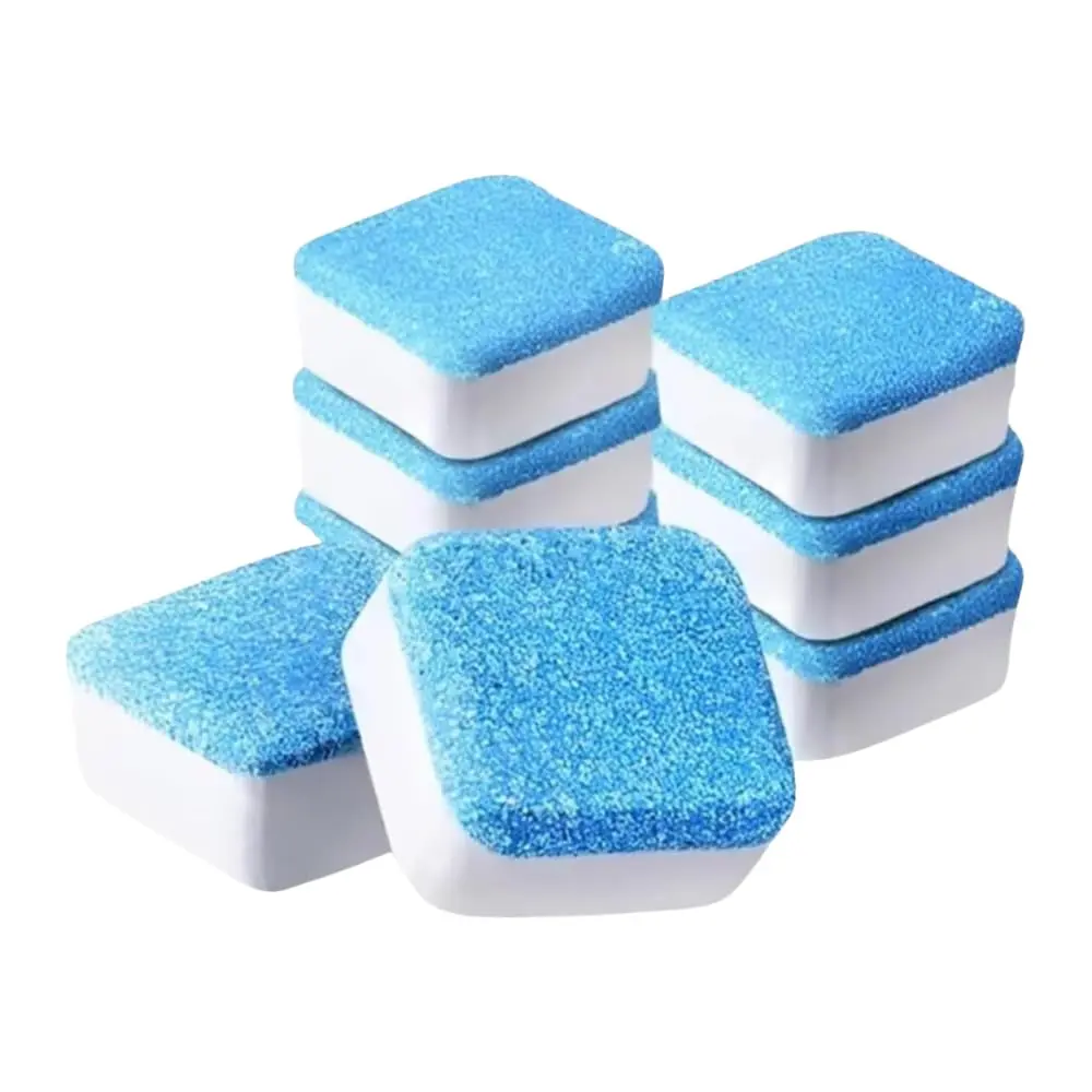 Pastilhas para Limpeza de Máquina de Lavar Roupas – Kit 12 Unidades | Limpa Máquina Eficiente para Lavadoras de Tampa Frontal e Superior, Remove Resíduos e Mau Odor