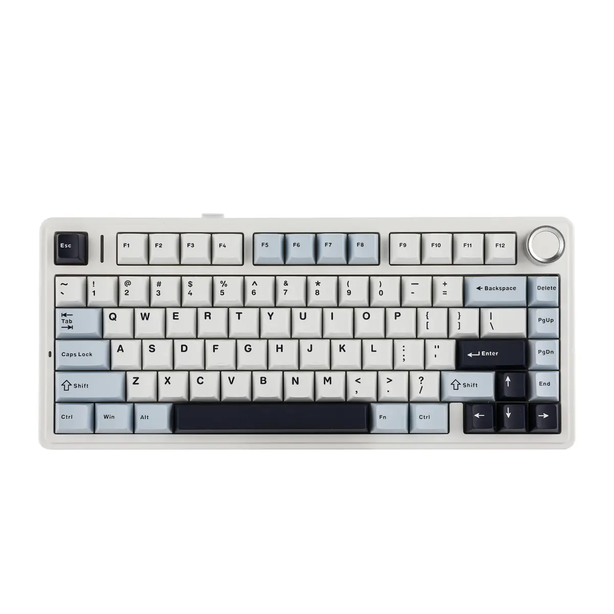 Teclado Mecânico EPOMAKER X AULA F75 75% ANSI Hot-Swap Gasket Bluetooth 5.0/2.4G Sem Fio/Com Fio com Keycaps PBT para Mac/Win