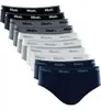 【R$9 Cada】Kit com 10 Cuecas Slip Masculinas de Algodão - 1