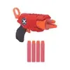Arma Lançadora de dardos Tipo Nerf fit Vermelho 4 dardos Hero - 1