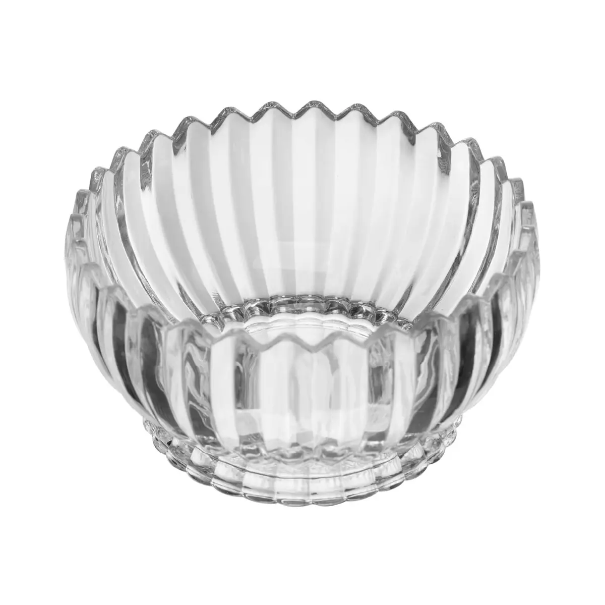 WOLFF - Centro de Mesa de Cristal Geneva 22cm x 22cm x 12cm