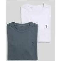 Kit Camiseta Masculina Aleatory Gola Redonda Manga Curta Grafite