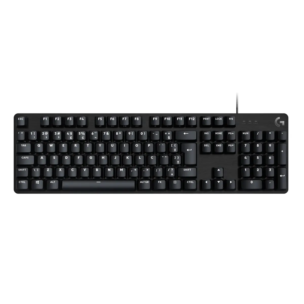 Teclado Mecânico Gamer Logitech G413 SE com Layout ABNT2, Iluminação Branca e Teclas Mecânicas Tactile, Anti-ghosting, Compatível com Windows, macOS - Preto