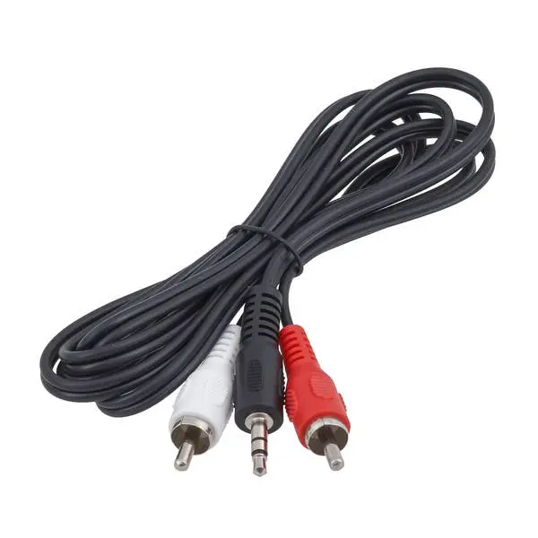 Cabo P2 ST X 2 RCA 1,5 metros Tblack - 1