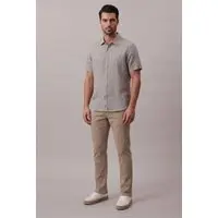 Camisa Manga Curta Cannes Linen - Charuto