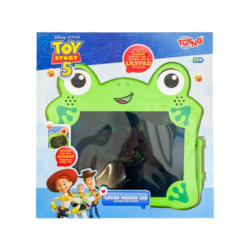 Lousa Mágica Infantil Toy Story Disney Toyng - Tela Magnética para Desenhar e Apagar com Caneta Reutilizável - Ref 61511 - 1
