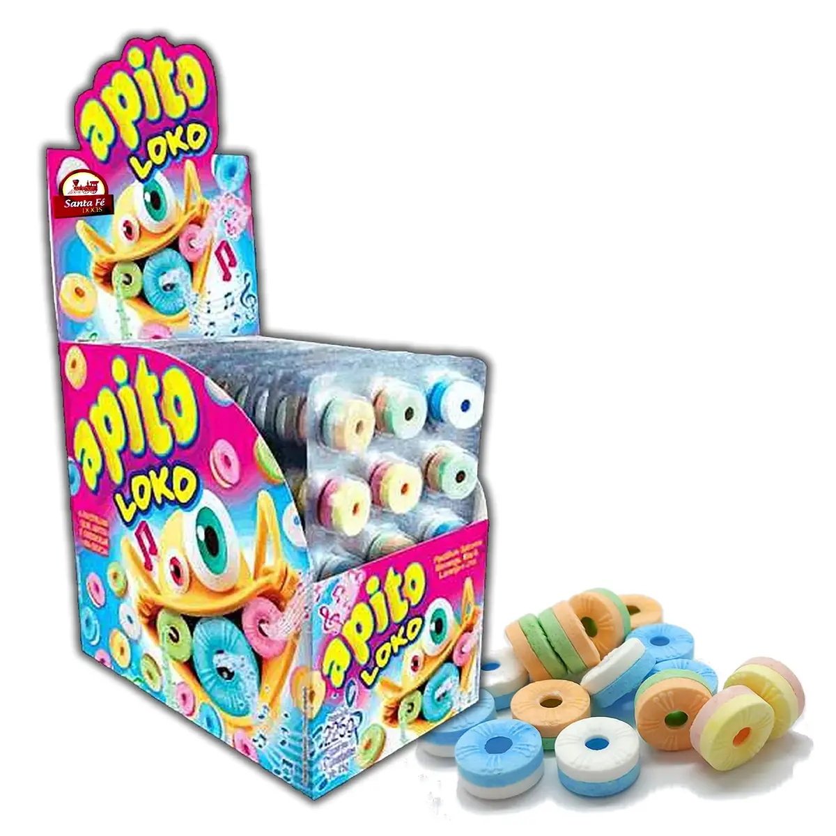 Pastilha Apito Loko, 12X15X15g