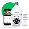 Câmera De Segurança Fergusom Lâmpada Ip Wifi Com Visão Noturna Interna Externa App Yoosee Espiã 360º Cor Branco - 1