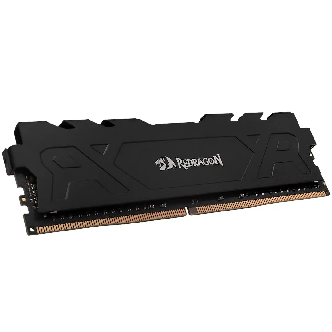 Memória Desktop Redragon Rage DDR4 8GB 3200MHz CL16 Dissipador Integrado Preto GM-707 - 1