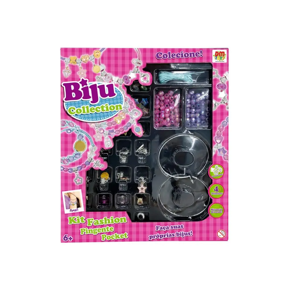 DM Toys Biju Collection Kit Fashion Pingente Pocket