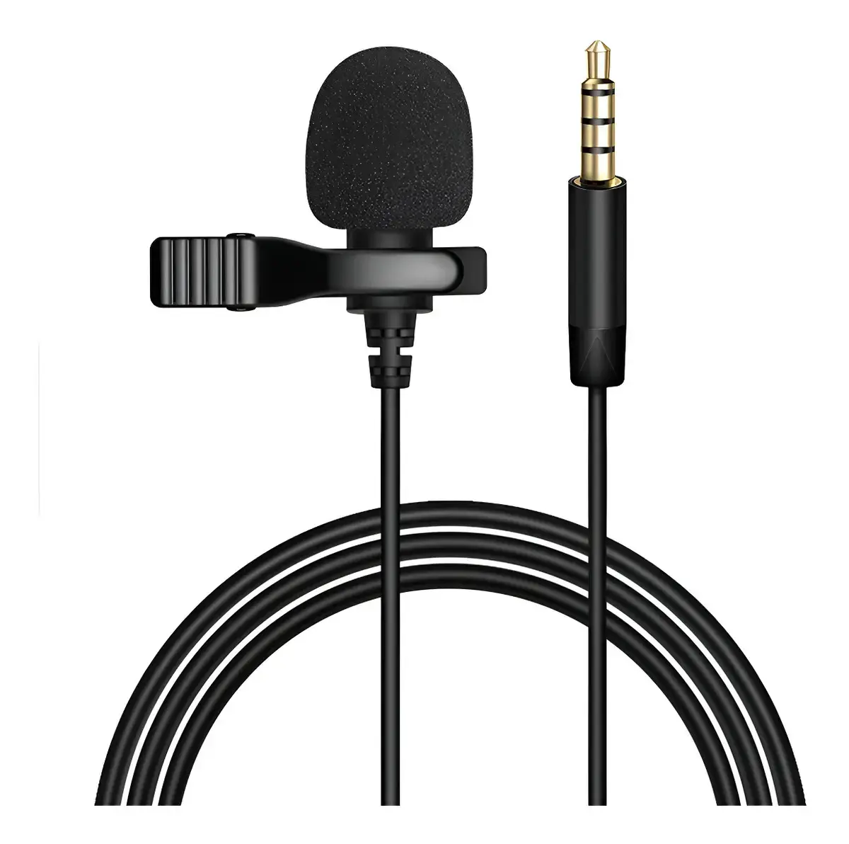 Microfone Lapela Celular Smartphone Stereo Profissional - 1