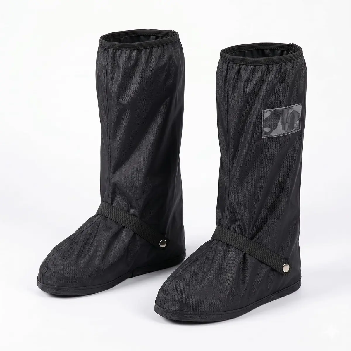 Capa De Chuva Para Bota Motociclista Impermeável Protetor De Calçado Motoqueiro Com Solado Antiderrapante E Refletivo Resistente Motoboy Premium (L, BR, Adulto, Faixa Numérico, G, 34, 40)