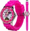 Relógio Infantil Mickey e Minnie para Aprender Hora - 1