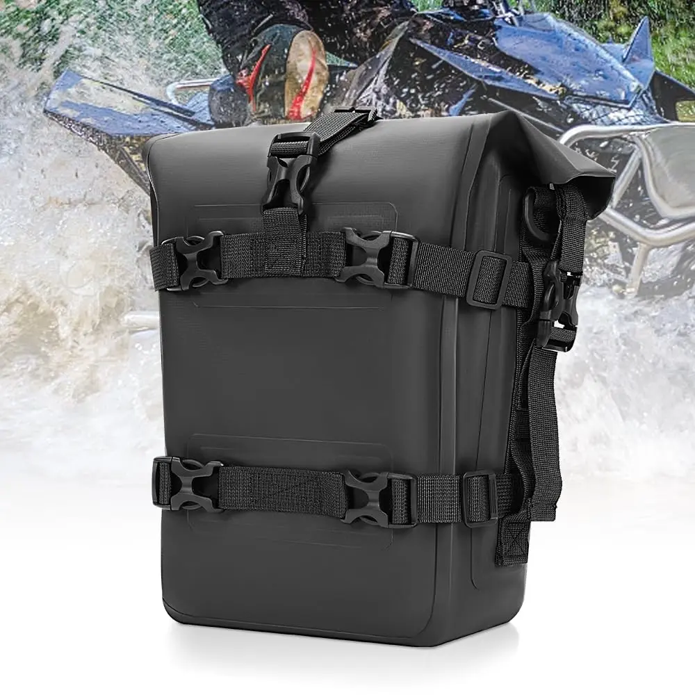 Bolsa para Tanque de Motocicleta, Bolsa à Prova D'água para Motocicleta, Bolsa para à Prova D'água, Moldura de Bolsa Lateral com Alça de Ombro - 1