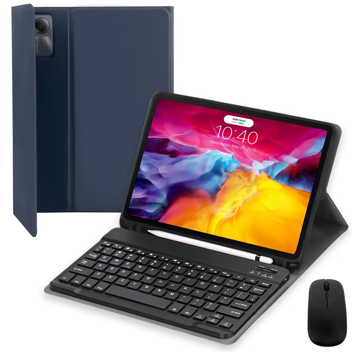 Kit Capa Preta Slim para Xiaomi Redmi Pad SE 11": Caneta Precision + Teclado e Mouse - 1