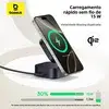 [Com Taxa] Carregador Sem Fio Baseus Qi2 15W + USB-C 67W 2 em 1 - 1
