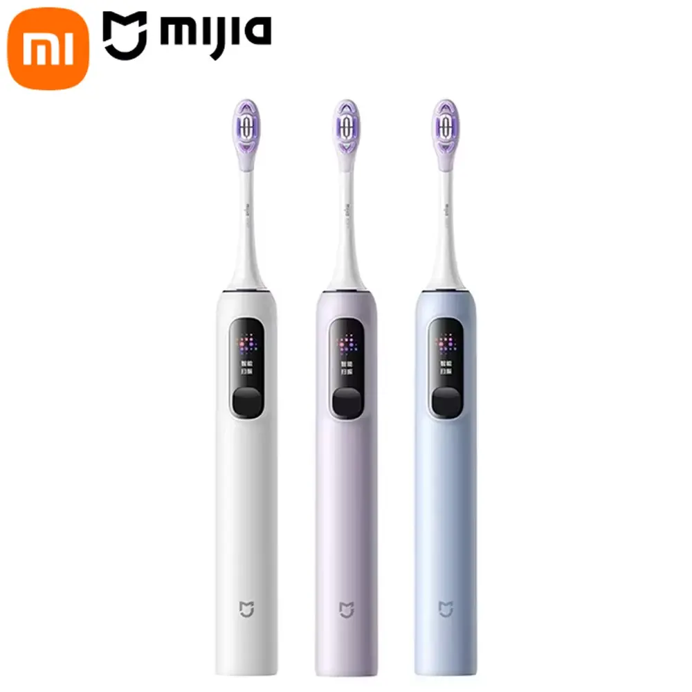 Escova de Dentes Elétrica Xiaomi MIJIA Pro - Oscilante com Sensor de Pressão Inteligente, à Prova d'Água IPX8, Bateria de 180 Dias, 4 Modos