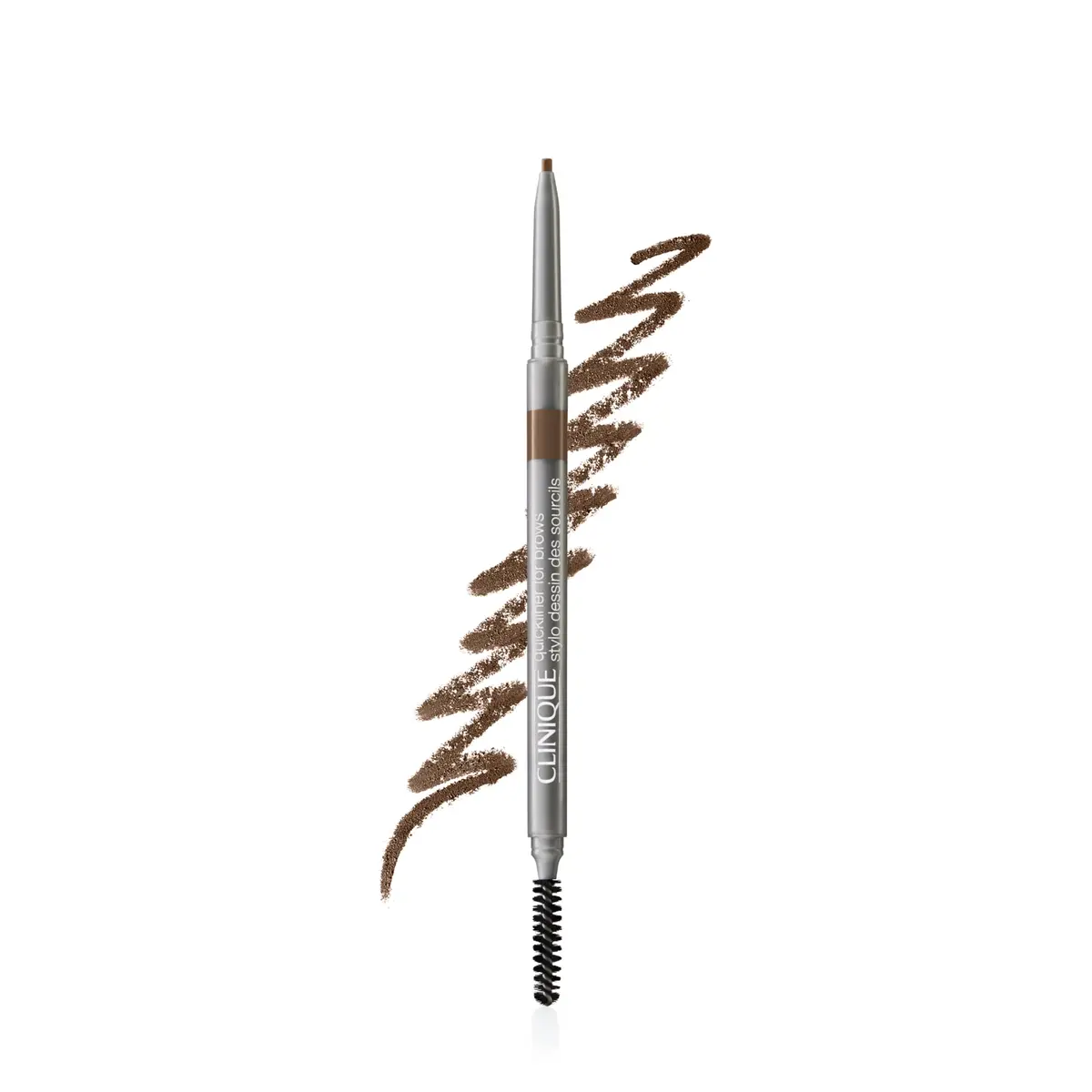 Lápis de Sobrancelhas Clinique Quickliner For Brows | Aparência Natural, Resistente a Borrões, Soft Chestnut, 6g