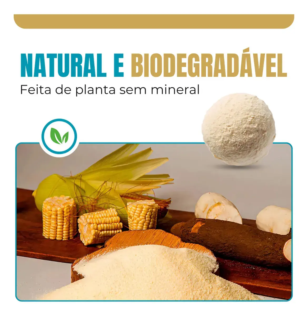 Areia Higiênica Para Gatos Feita de Mandioca e Milho Biodegradável Alta Absorção Baixo Odor 4kg - GoodVision thumbnail 5