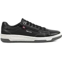 Tenis Sapatênis Ferracini VOX Casual Masculino Couro Preto Preto