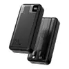 Basike Power Bank, Carregador Portátil Universal 20000mAh, Rápido 22,5W | 2 Cabos Integrados (USB-C, Lightning) Carregamento Rápido, USB-A(até 22.5W)+USB-C(até PD20W), Led Indicador de Bateria, Preto - 1