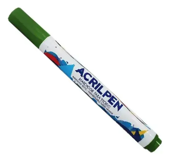 Caneta Tecido Acrilpen Acrilex - Verde Musgo 513