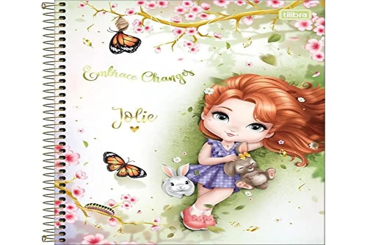 Caderno 01X1 Capa Dura Jolie 80Fls. Pacote Com 04-81280 - 1
