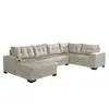 Sofá de Canto 6 Lugares Dijon com USB e Chaise - 1