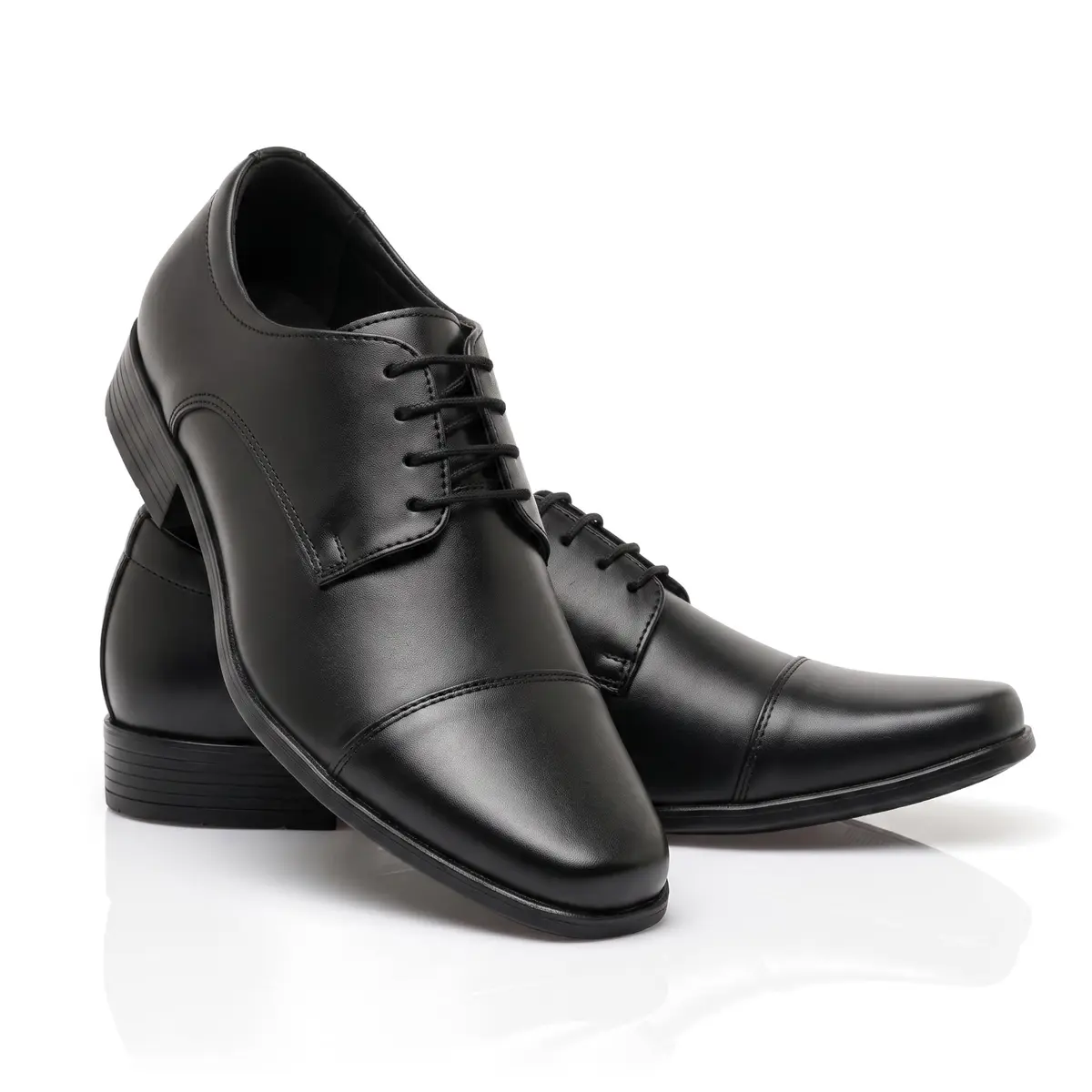 Sapato Social Masculino Bico Fino Estilo Italiano Clássico com Cadarço